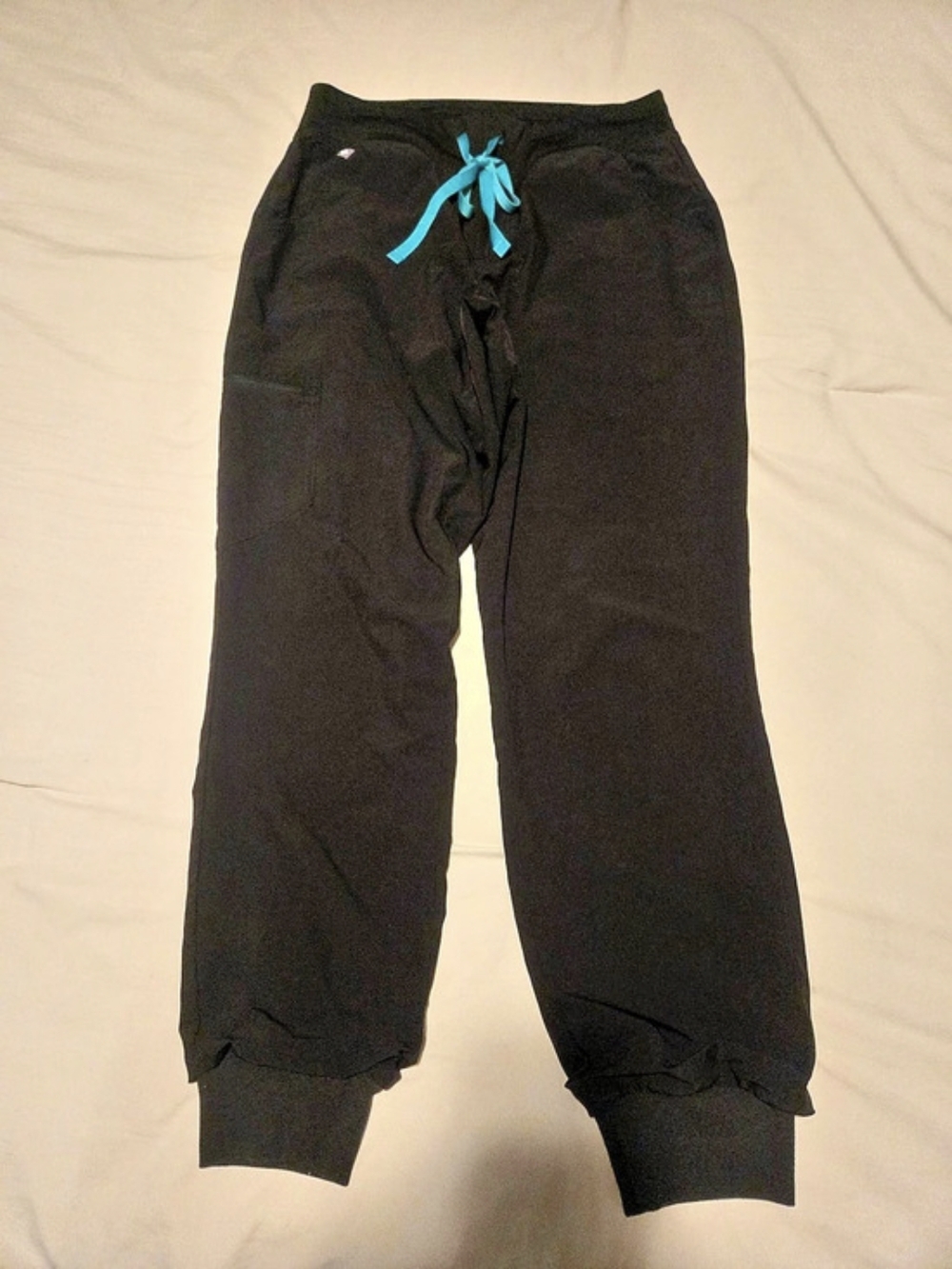 FIGS Zamora FreeX Jogger Scrub Pants in Black Small